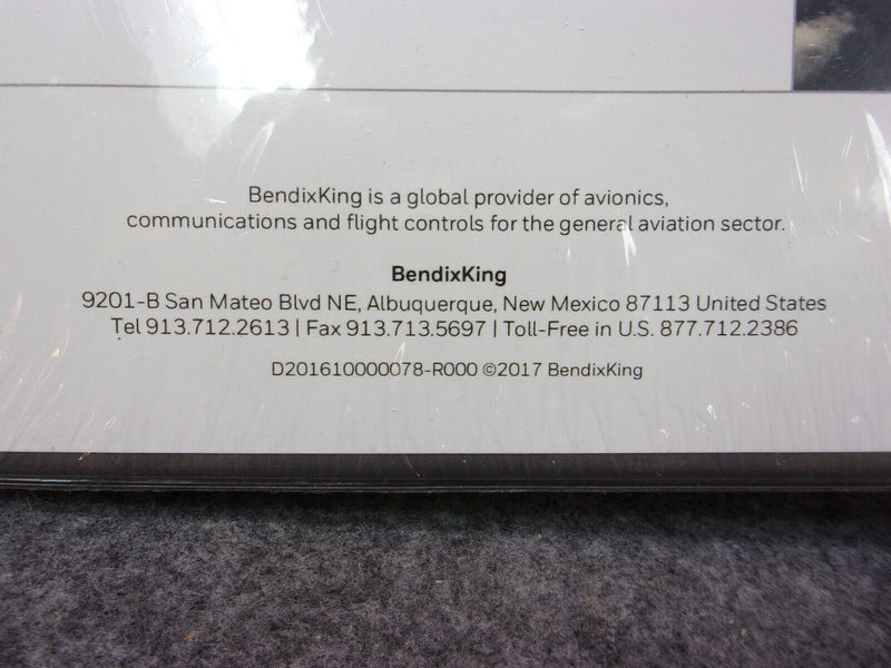 Bendix King AeroVue King Air B200 Pilots Guide Addendum P/N D201610000078