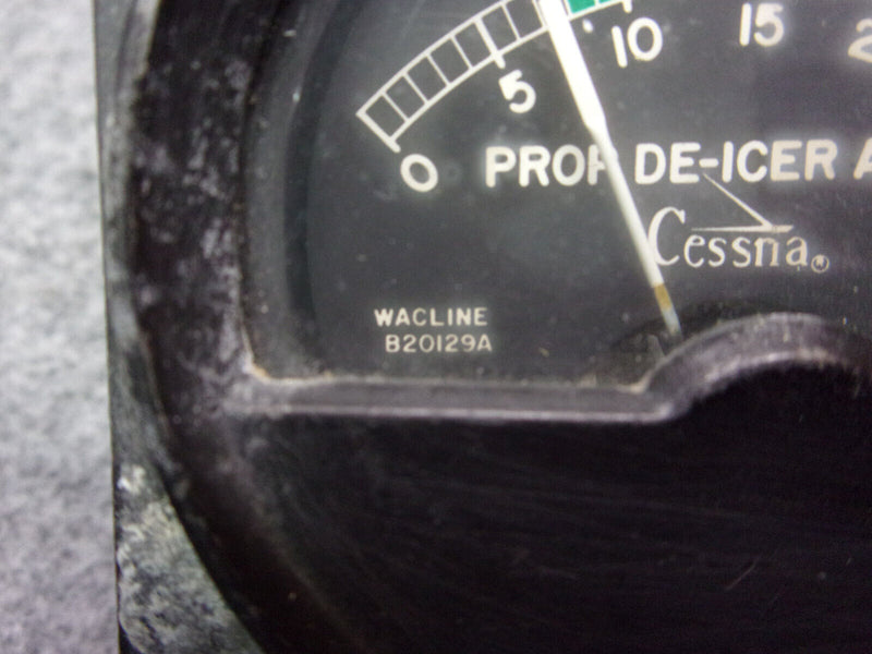 Cessna Wacline Prop De-Icer Amps Indicator Gauge P/N B20129A