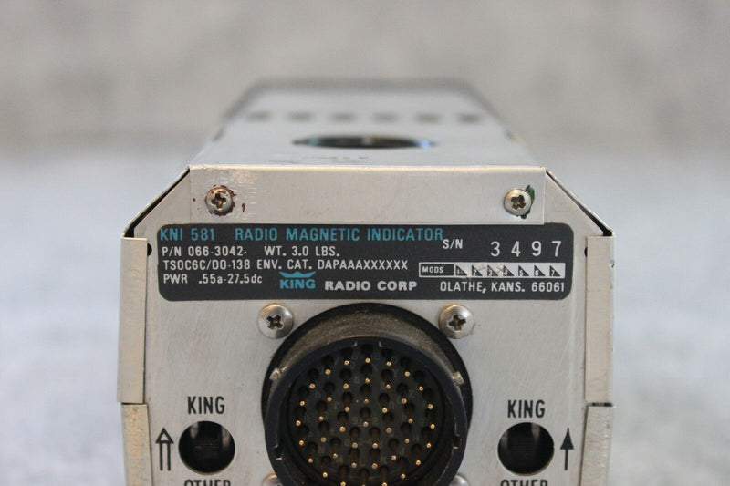 King KNI-581 RMI P/N 066-3042-