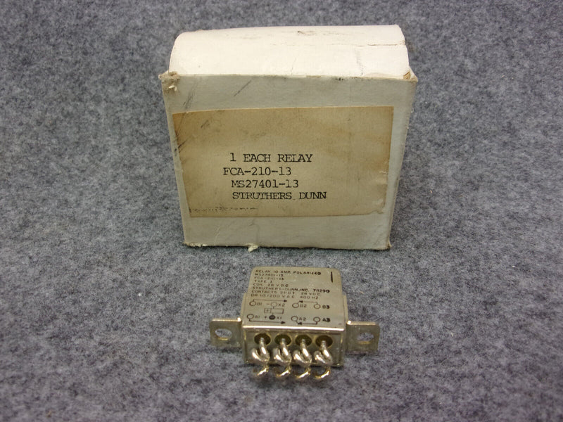 Struthers Dunn MS27401-13 Relay P/N FCA-210-13