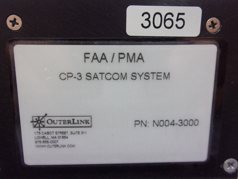 OuterLink CP-3 Satcom System P/N N004-3000