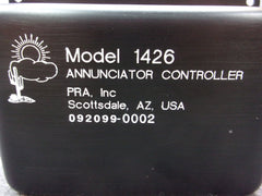 PRA Model 1426 Annunciator Controller P/N 092099-0002