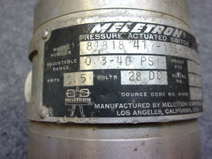 Meletron 28V Pressure Switch P/N 417-15B-37  81818