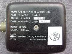 Avtech Hot Air Temperature Monitor P/N 1169-1
