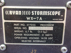 Ryan Stormscope WX-7A Processor P/N 377D25