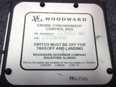 Woodward Engine Synchronizer Control Box P/N 213433-AC (Core)