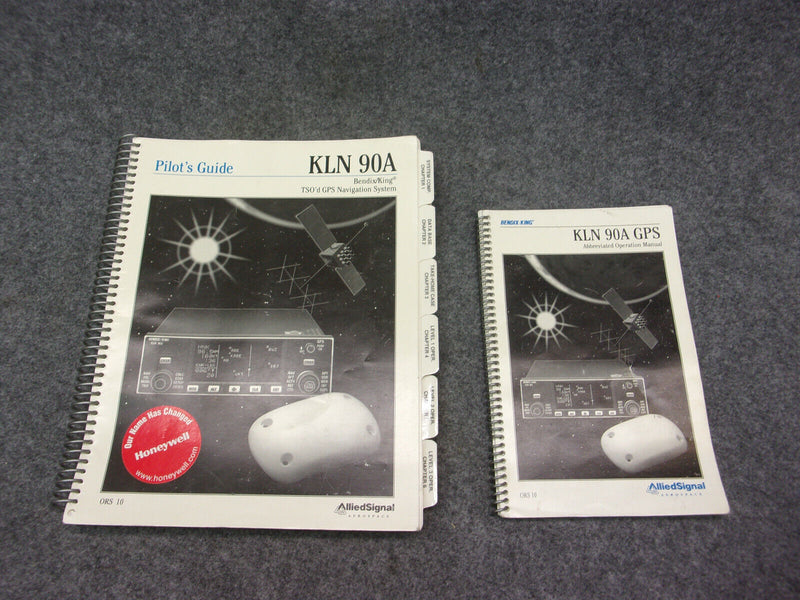 Bendix King KLN-90A Pilots Guide And Abbeviated Operation Manual Set