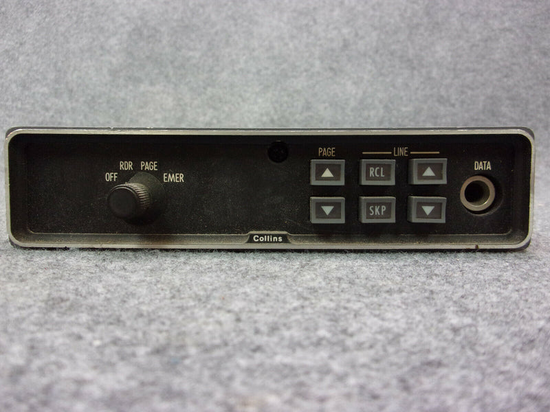 Collins DCP-300 Display Control Panel P/N 622-5109-005