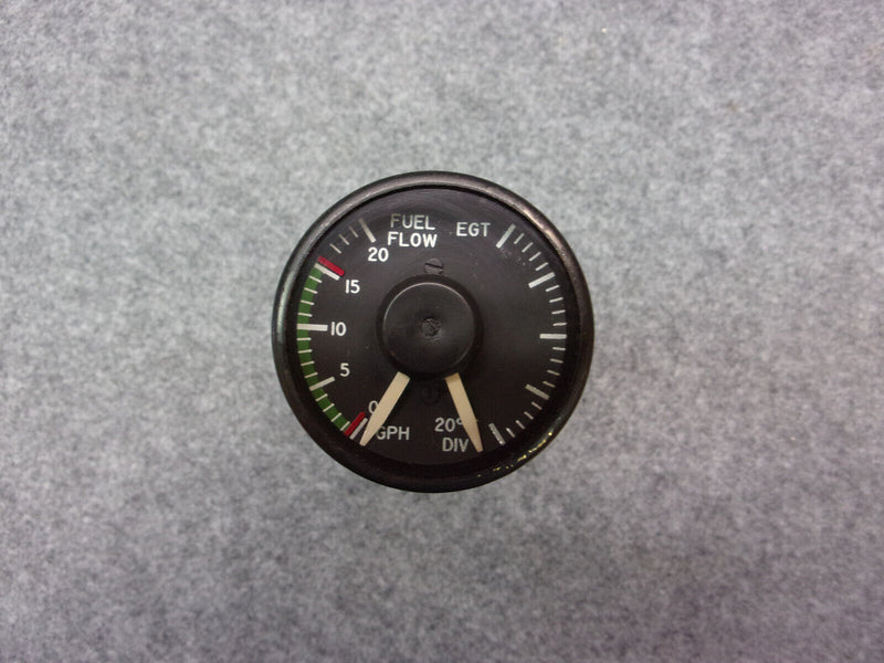 Hickock Fuel Flow EGT Indicator Gauge P/N 563-446