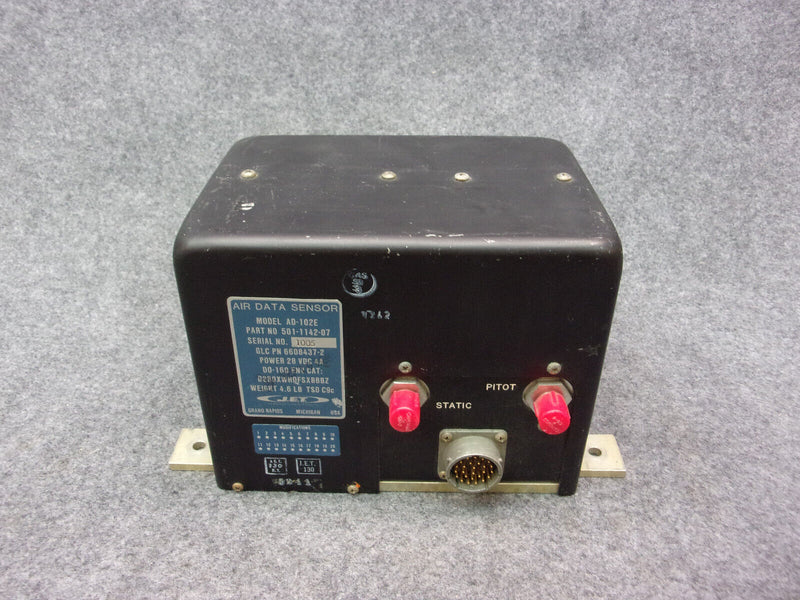 JET AD-102E Air Data Sensor P/N 501-1142-07