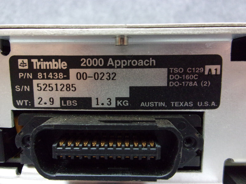 Trimble 2000 Approach P/N 81438-00-0232 With Card