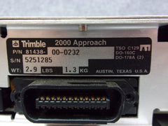 Trimble 2000 Approach P/N 81438-00-0232 With Card