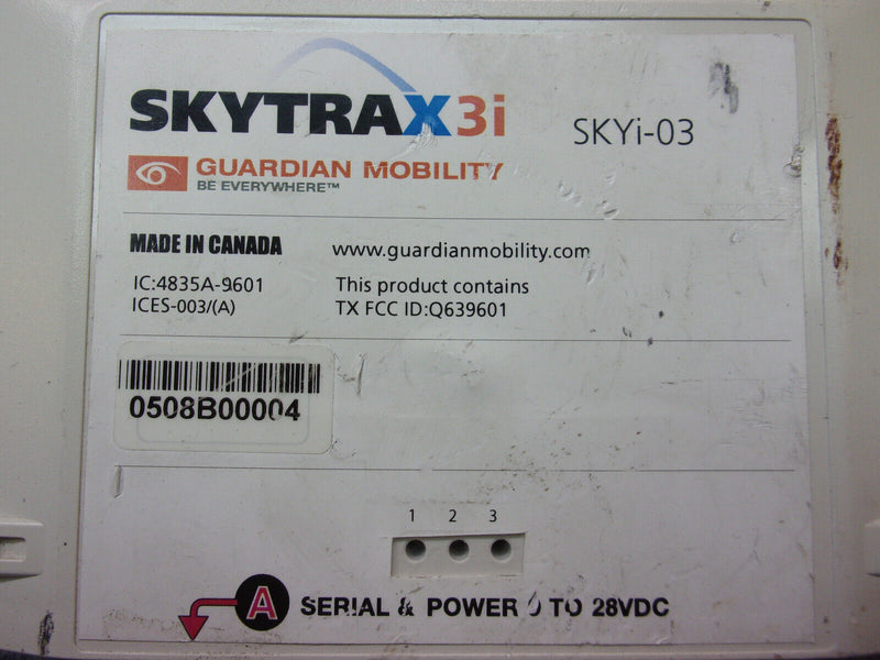 Guardian Mobility SKYi-03 Skytrax3i Receiver 4835A-9601