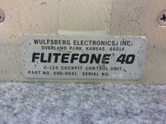 Flitefone 40 C-120 Control Unit P/N 400-0041 (Serviceable)