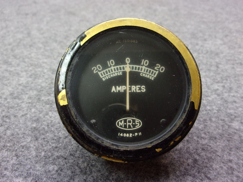 M-R-5 14082-P11 Ammeter AC 1501565 Amperes Indicator Gauge P/N 1501560