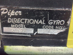 Piper AIM 200-7 Directional Gyro P/N 52D57P