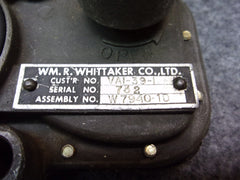 Whittaker Fuel Gate Valves And Control Rods Assy P/N W7940-1D