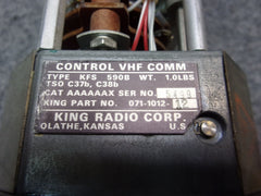 King KFS-590B VHF Comm Control P/N 071-1012-12