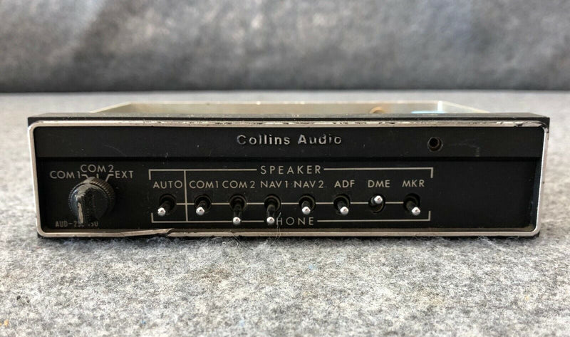 Collins Audio Panel AUD-250 P/N 622-2088-011