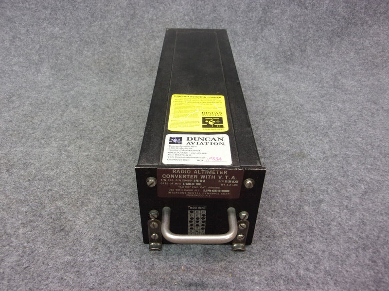 Intercontinental Dynamics Type 995 Radio Altimeter Converter P/N 29400-207
