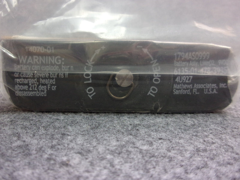 LSI Hawker Beechcraft Battery P/N 194AS0999 SIG-7020-02L (New W/8130)