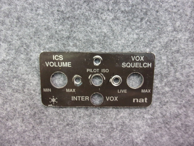 NAT Northern Airborne Technology Intervox Faceplate