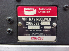 Bendix RNA-26C VHF Nav Receiver P/N 2067593-2649