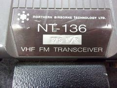 NAT Northern Airborne Technology PAS W/R VHF FM Transceiver P/N NT-136