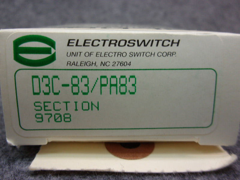 Electroswitch Rotary Switch Ceramic Section P/N D3C-83/PA83