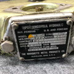 Marquette Hydraulic Windshield Wiper Model D11340