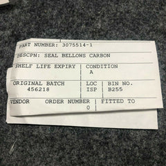 Honeywell Bellows Carbon Seal P/N 3075514-1