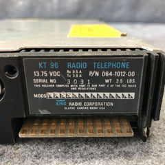 King KT-96 Radio Telephone P/N 064-1012-00