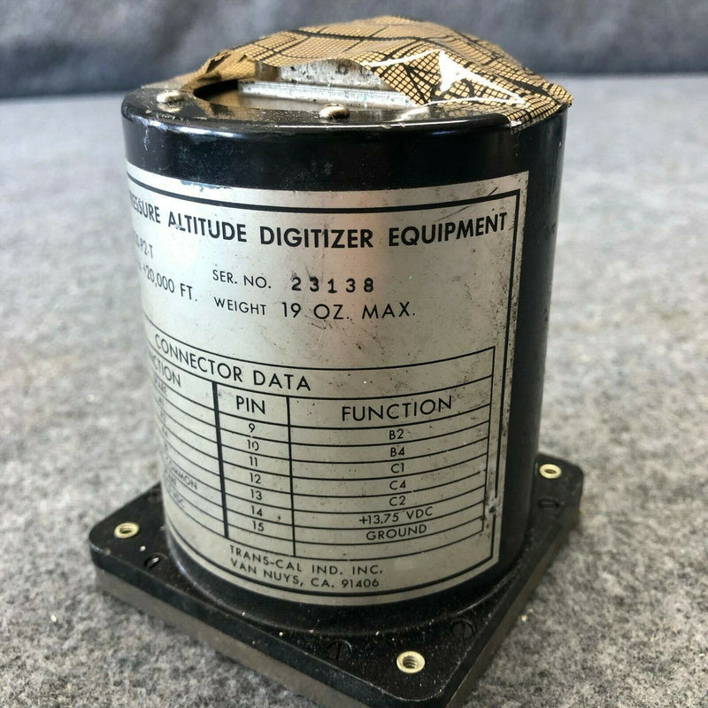 Trans-Cal D120-P2-T Altitude Digitizer Encoder