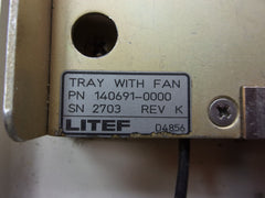 LITEF AHRS Mount Tray With Fan P/N 140691-0000 124260-0000