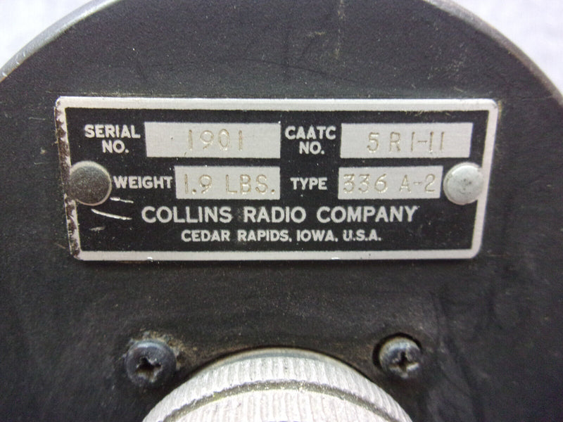 Collins 336A-2 Magnetic Bearing Indicator With Connector