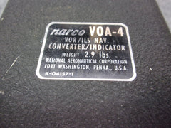 Narco VOA-4 VOR/ILS Nav Converter Indicator With Connector