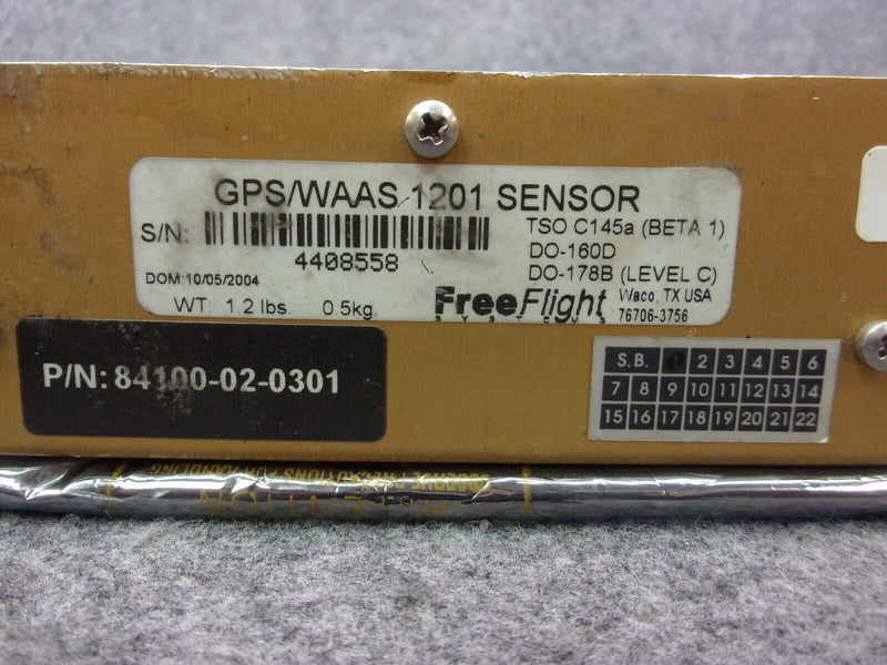 FreeFlight GPS/WASS 1201 Sensor P/N 84100-02-0301