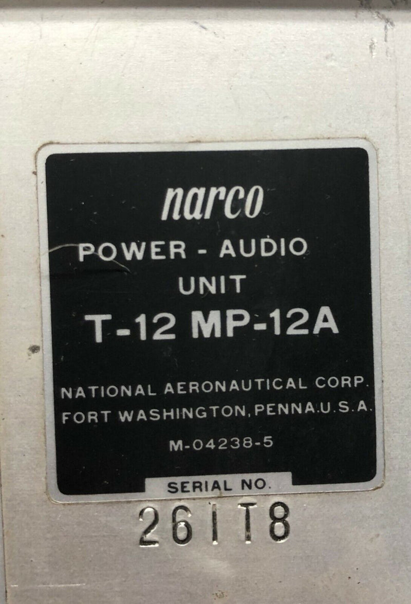 Narco Power Audio Unit T-12-MP-12A