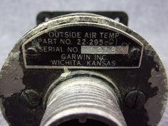 Cessna Garwin Outside Air Temp OAT Indicator Gauge P/N CM2628L1