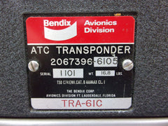 Bendix TRA-61C ATC Transponder P/N 2067396-6105