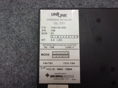 Universal Avionics UL-701 Airborne Datalink P/N 1068-00-000