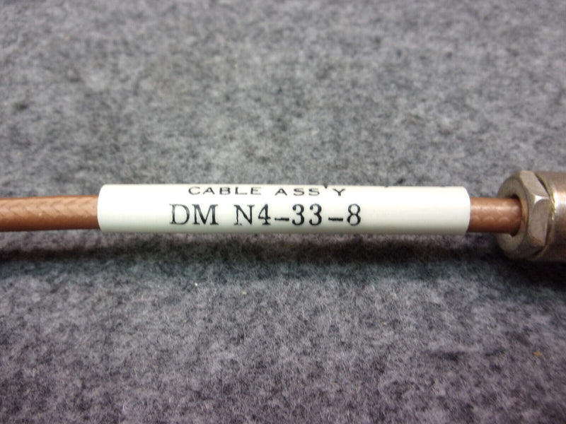 Beechcraft Dorne & Margolin Antenna Cable Assy P/N DMN4-33-8