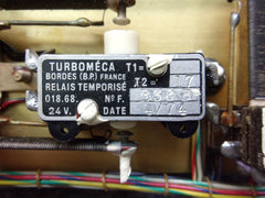 Turbomeca Start Card P/N 077-61-702