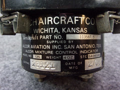 Beechcraft Alcor 135 EGT Mixture Control Indicator P/N 1135B7.5