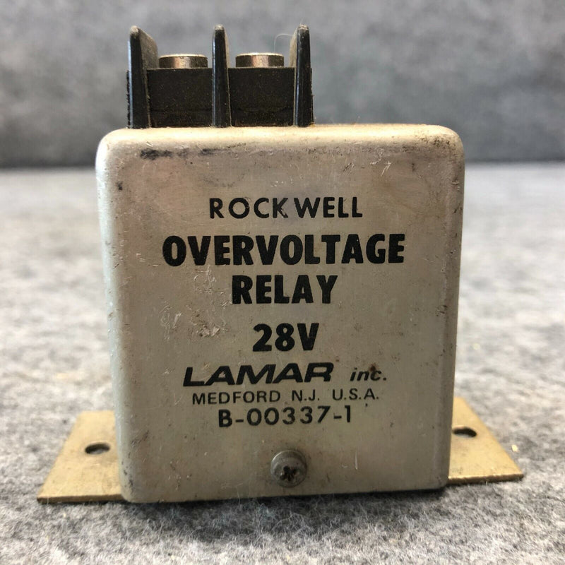 Rockwell Lamar Overvoltage Relay 28V  P/N B-00337-1