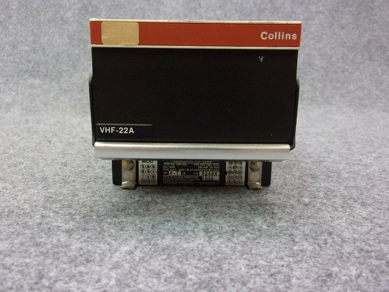 Collins VHF-22A Tranceiver P/N 622-6152-011