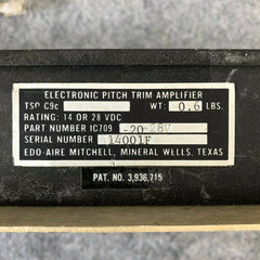 Edo-Aire Mitchell 28 Volt Electronic Pitch Trim Amplifier P/N IC709-20-28V