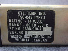 Weston Cyl Temp Indicator Module P/N 169B-910-7L