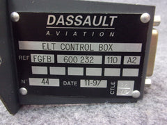 Dassault Aviation ELT Control Box Panel P/N FGFB600232110A2