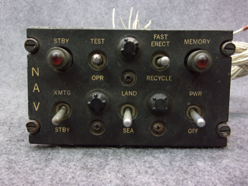 Ryan Aeronautical C-2683/APN-122 Nav Indicator Control Panel P/N 114K0001-1